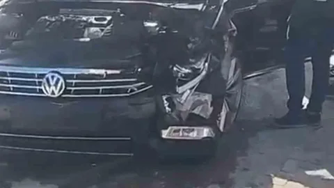 Manavgat'ta İki Araç Çarpıştı