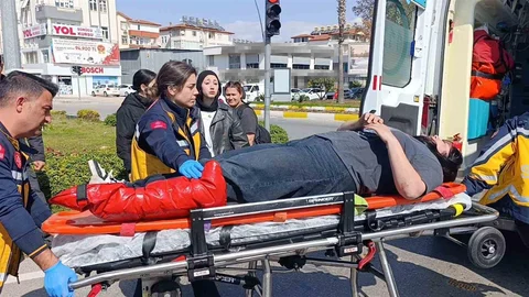 Antalya'da Motosiklet Kazası