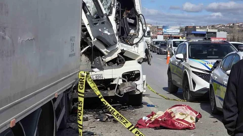 Ankara'da Tanker Kazası