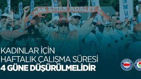 Eğitim Bir-Sen Kadınlar İçin Çalışma Süresini İstiyor