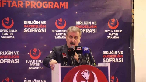 BBP Genel Başkanı Destici'den Sert Açıklamalar