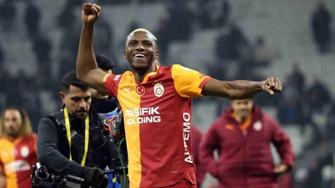 Galatasaray'da Osimhen Sevinci