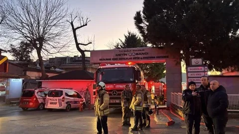 İstanbul'da Hastanede Yangın Çıktı