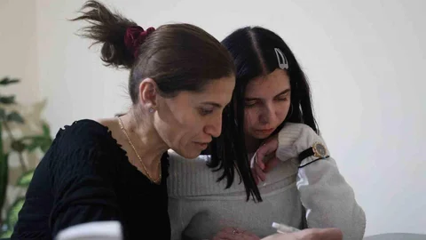 Kırşehir'de Hayata Tutan Kadın