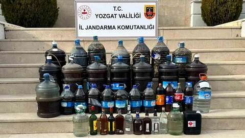 Yozgat'ta Kaçak Alkol Operasyonu Düzenlendi