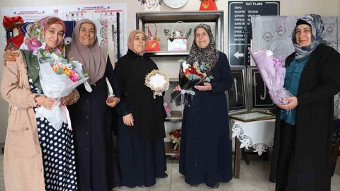 Battalgazi'de Kadınlar Günü Sergisi Açıldı