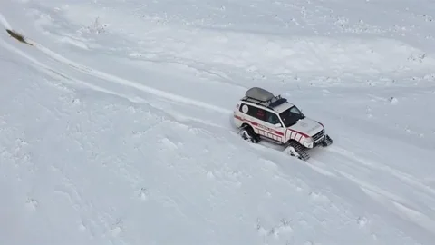 Tatvan'da Paletli Ambulansla Hasta Kurtarıldı