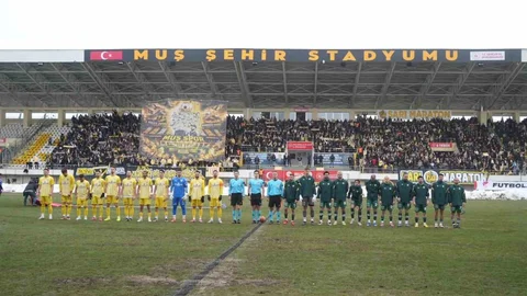 Muş'ta Bursaspor'a Mağlup Oldu