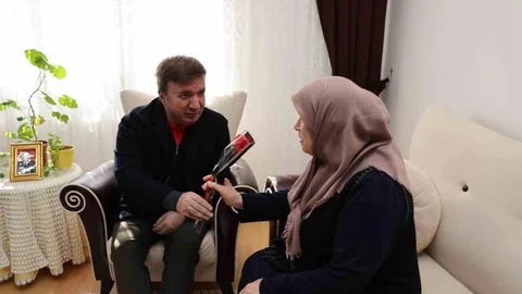 Erzincan'da Şehit Annesine Ziyaret