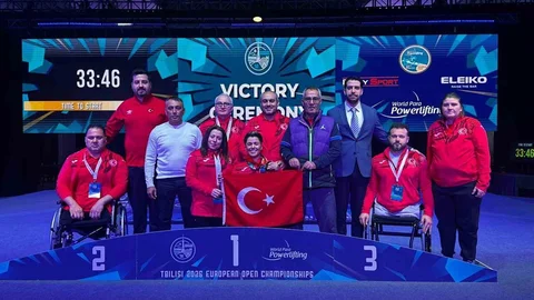 Avrupa Para Powerlifting Şampiyonası'nda 15 Madalya Kazanıldı