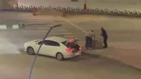 Karabük'te Kaldırım Taşı Hırsızlığı