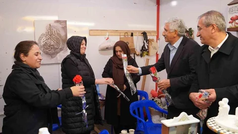 Adıyaman'da Kadınlara Anlamlı Sürpriz