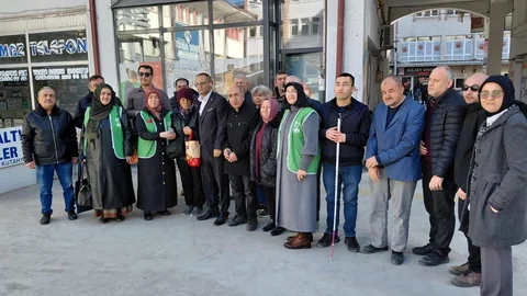 Kütahya'da Görme Engellilere Destek
