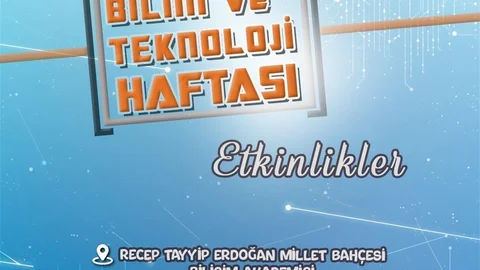 Kayseri'de Bilim ve Teknoloji Haftası Etkinlikleri