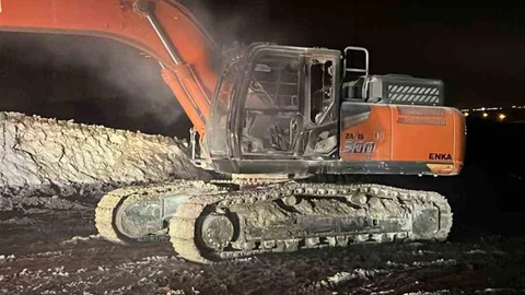 Batman'da Şantiye Yangını