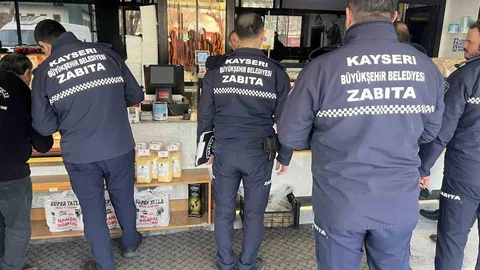 Kayseri'de Zabıta Denetimleri Sürüyor