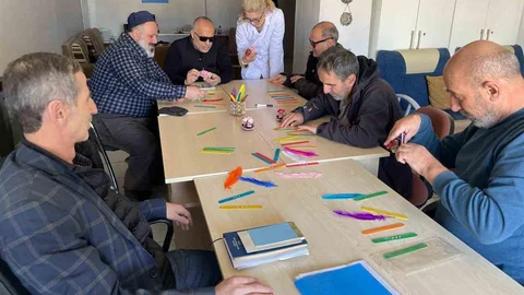 Erzurum'da Engellilere El Sanatları Kursu