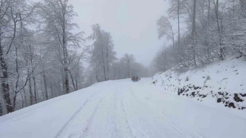 Samsun'da Kar Eğlencesi Zamanı