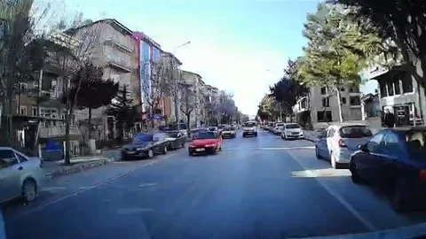 Isparta'da Tehlikeli Sollama Anları