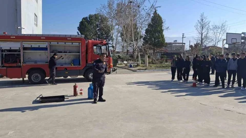 Yangın Tatbikatı Manisa'da Gerçekleştirildi