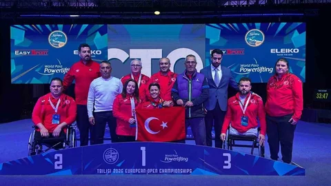 Konya'da Avrupa Şampiyonu Besra Duman