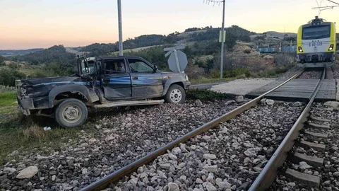 Mersin'de Tren Kazası
