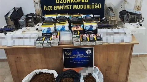 Edirne'de Kaçak Tütün Operasyonu