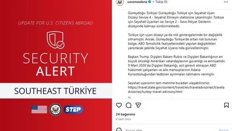 ABD, Adana Konsolosluğu'ndan Personelini Tahliye Ediyor
