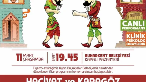 Buharkent'te Hacivat ve Karagöz Etkinliği