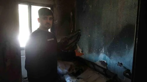 Priz Yangını Apartman Dairesini Sardı