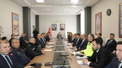 Kütahya'da Güvenlik Toplantısı Yapıldı