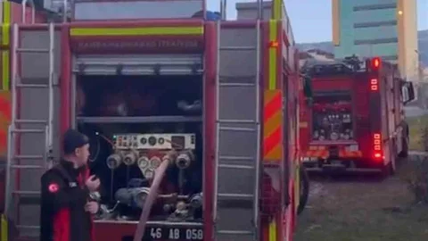 Kahramanmaraş'ta Fabrika Yangını Çıktı