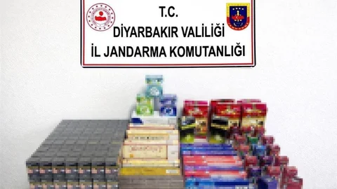 Diyarbakır'da Gümrük Kaçağı Ürünler Ele Geçirildi