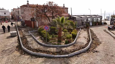 Cunda'da Ulaşım Düzenlemesi Yapılıyor