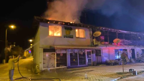Bilecik'te Ev Yangını Meydana Geldi