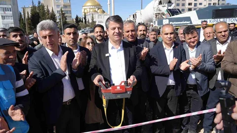 Adıyaman'da Atatürk Parkı Temeli Atıldı