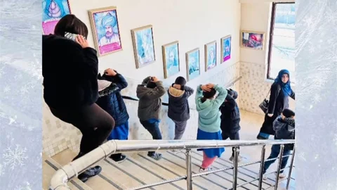 Yunak'ta Deprem Tatbikatı Gerçekleştirildi