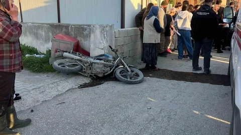 Hatay'da Motosiklet Kazası