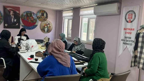 Batman'da Kadınlar Dikiş Kursunda Buluşuyor