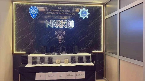 Kapıkule'de 8 Kilo Kokain Ele Geçirildi