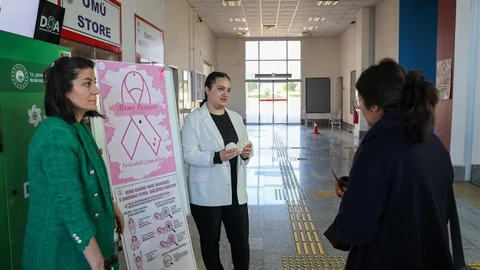 Kadın Kanserleri İçin Farkındalık Etkinliği Samsun'da Düzenlendi