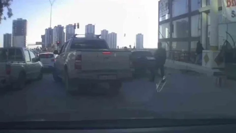 Adana'da Trafik Tartışması