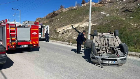 Kütahya'da Trafik Kazası: 1 Yaralı