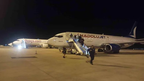 Samsun Çarşamba Havalimanı'nda Yoğun Yolcu Trafiği