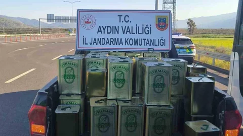 Nazilli'de Taklit Zeytinyağı Operasyonu
