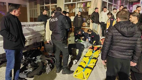 Burdur'da Motosiklet Kazası Görüntülendi