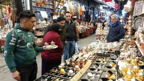 Gaziantep'te Bakır Ustaları Çalışıyor
