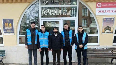 Bilecik'te KYK Öğrencilerinin Temizlik Faaliyeti