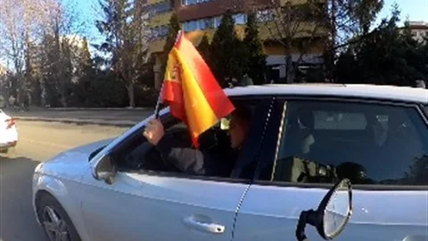 Eskişehir'de Bayraklı Sürücü