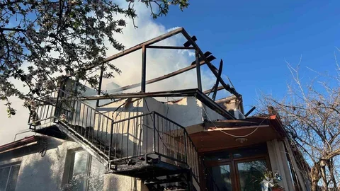 Denizli'de Yangın Paniği